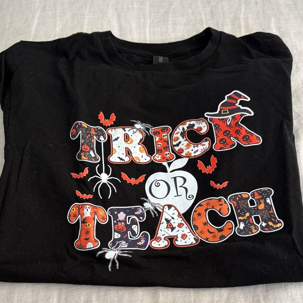 Black Halloween Kids Shirt